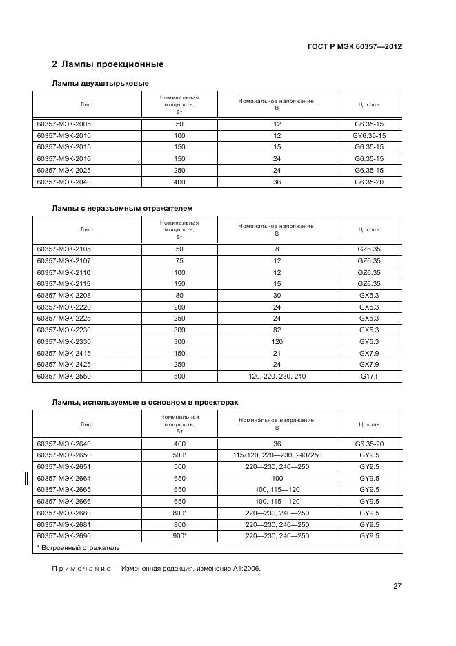 ГОСТ Р МЭК 60357-2012, страница 31