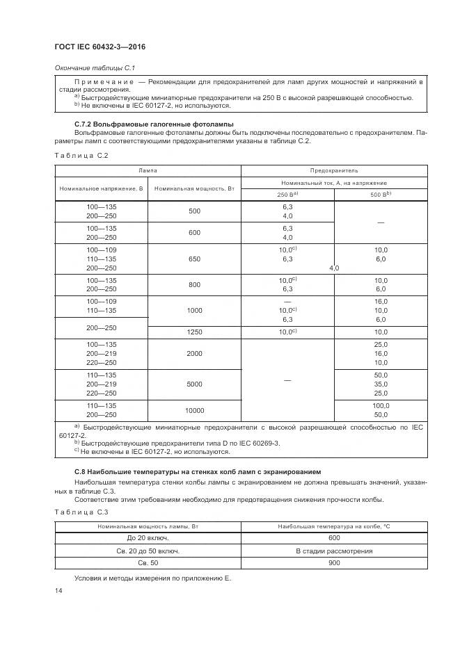 ГОСТ IEC 60432-3-2016, страница 18