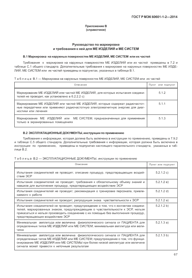 ГОСТ Р МЭК  60601-1-2-2014, страница 73