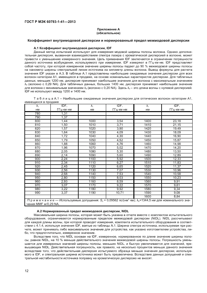 ГОСТ Р МЭК 60793-1-41-2013, страница 14