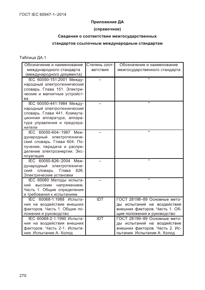 ГОСТ IEC 60947-1-2014, страница 278