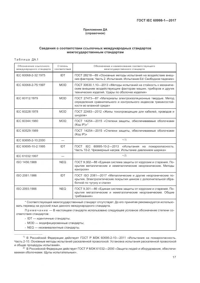 ГОСТ IEC  60998-1-2017, страница 22