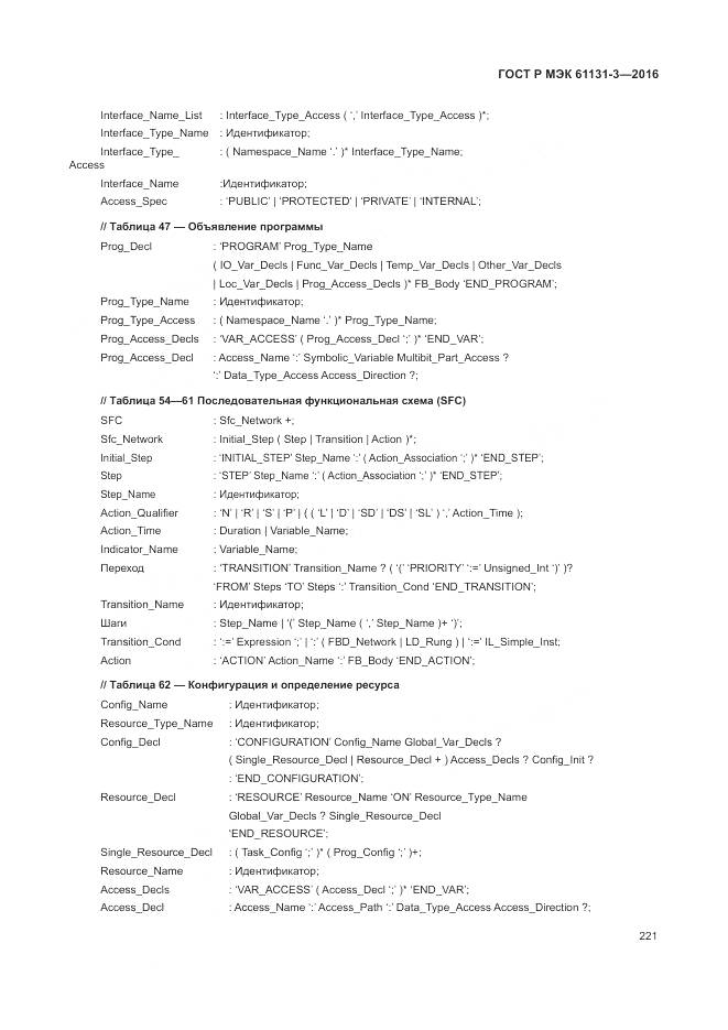 ГОСТ Р МЭК 61131-3-2016, страница 225