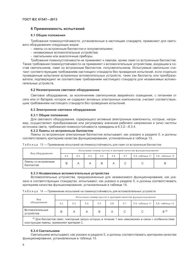 ГОСТ IEC  61547-2013, страница 12