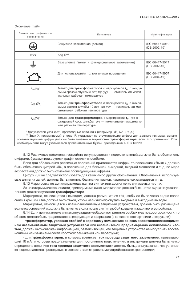 ГОСТ IEC 61558-1-2012, страница 28