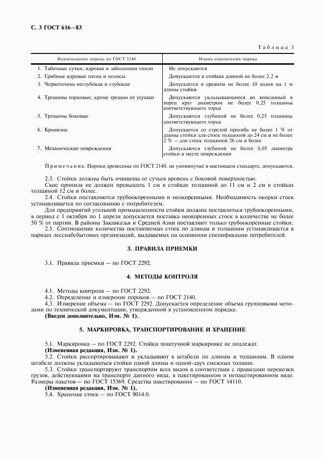 ГОСТ 616-83, страница 4