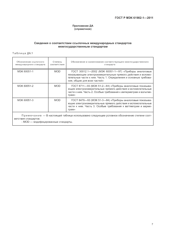 ГОСТ Р МЭК  61982-1-2011, страница 11
