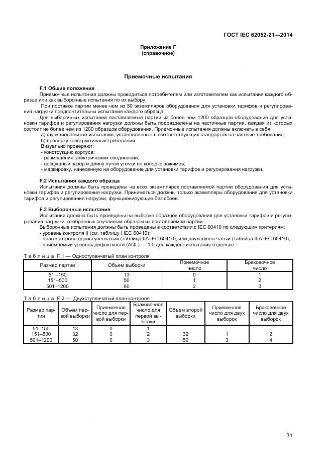 ГОСТ IEC 62052-21-2014, страница 37