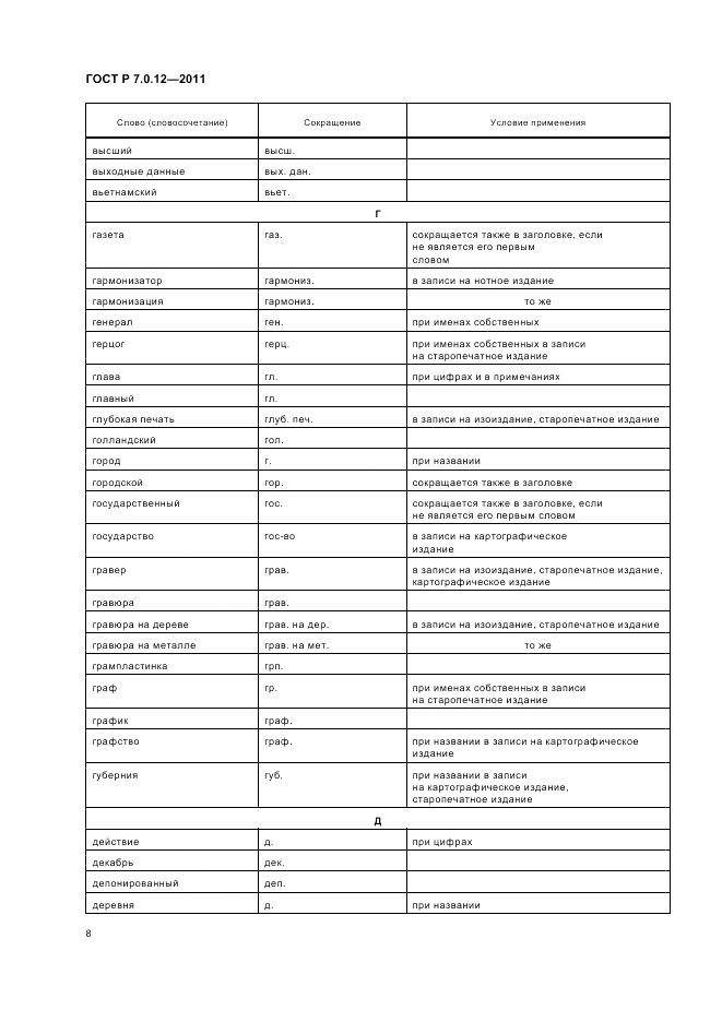 ГОСТ Р 7.0.12-2011, страница 12