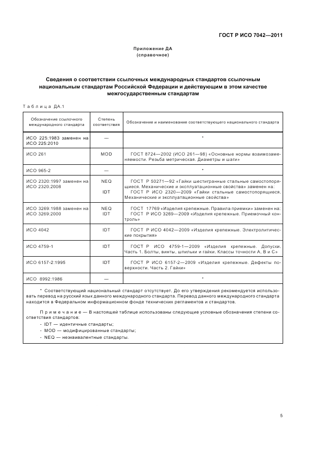 ГОСТ Р ИСО 7042-2011, страница 9