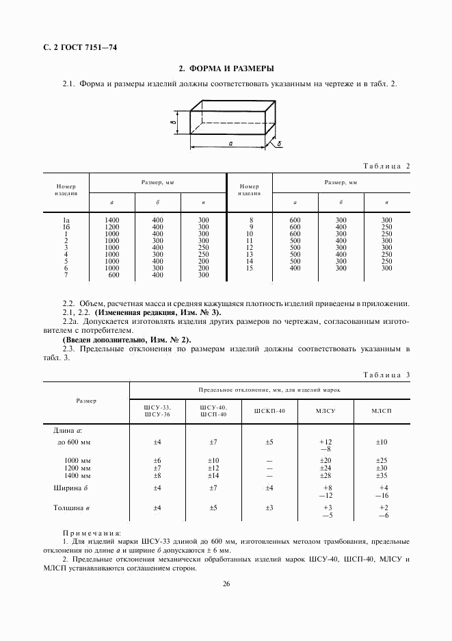 ГОСТ 7151-74, страница 2