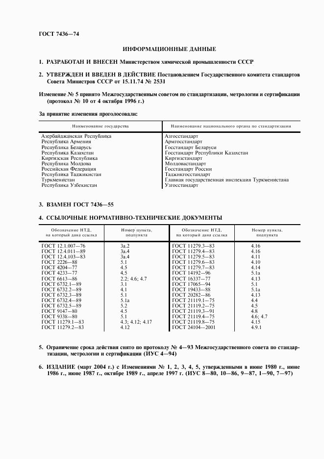 ГОСТ 7436-74, страница 2