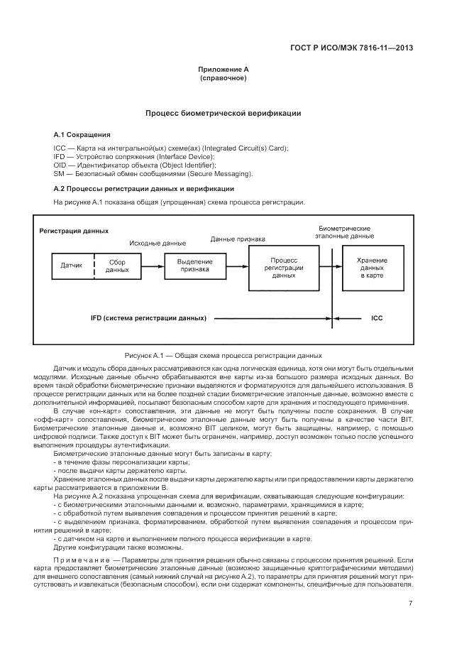 ГОСТ Р ИСО/МЭК  7816-11-2013, страница 11