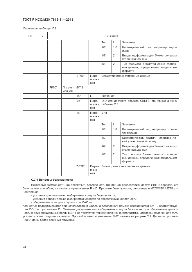 ГОСТ Р ИСО/МЭК  7816-11-2013, страница 28