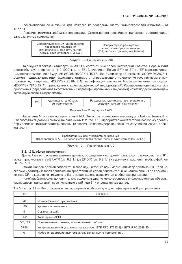 ГОСТ Р ИСО/МЭК 7816-4-2013, страница 81