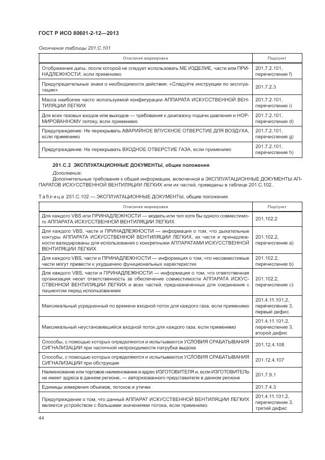 ГОСТ Р ИСО 80601-2-12-2013, страница 50