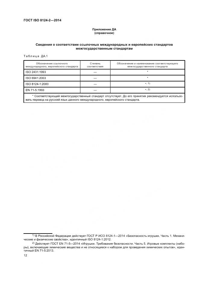 ГОСТ ISO 8124-2-2014, страница 16