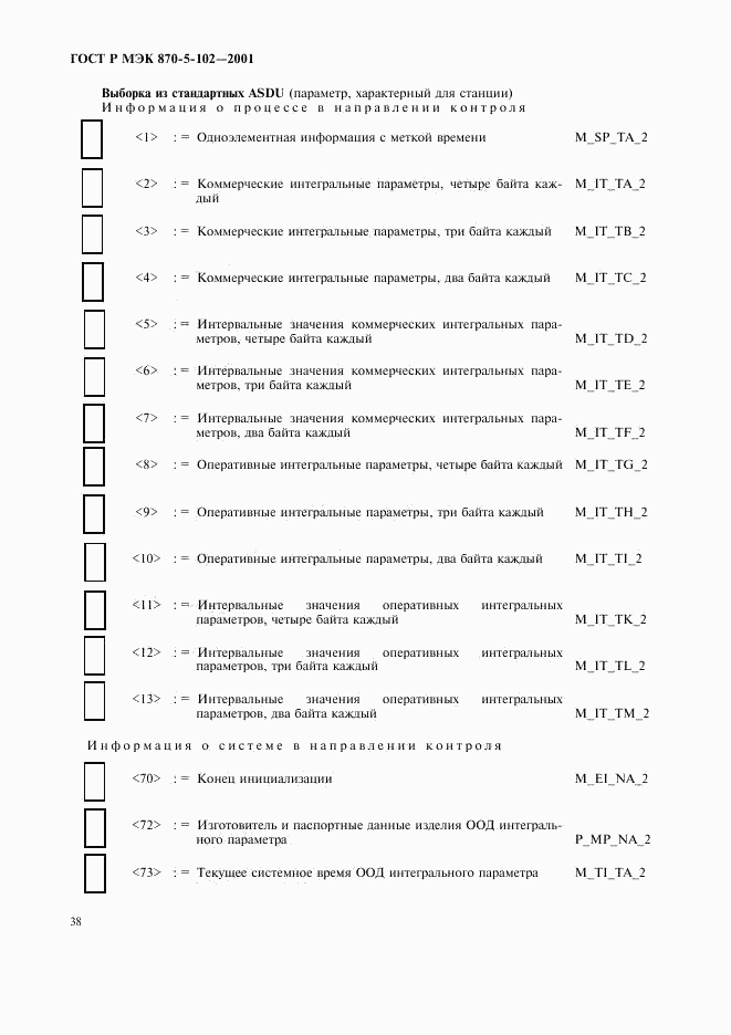 ГОСТ Р МЭК 870-5-102-2001, страница 41