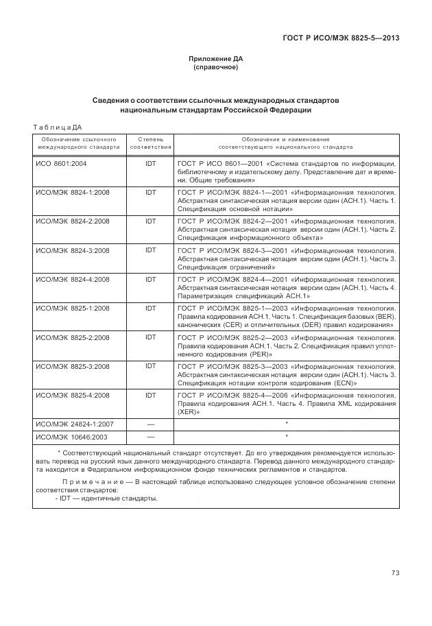 ГОСТ Р ИСО/МЭК 8825-5-2013, страница 77