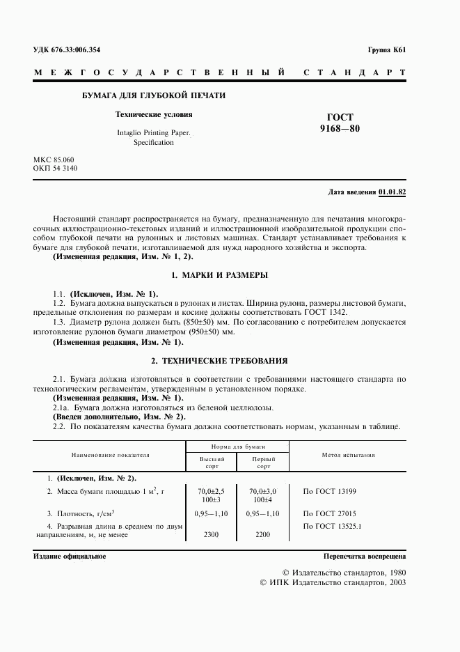 ГОСТ 9168-80, страница 2