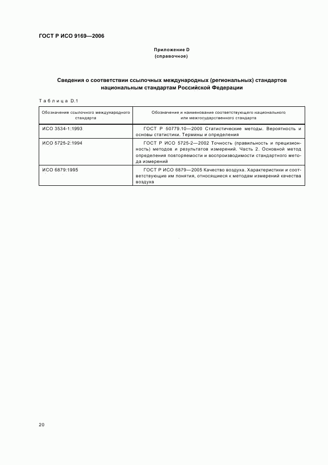 ГОСТ Р ИСО 9169-2006, страница 22