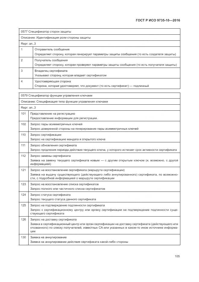 ГОСТ Р ИСО 9735-10-2016, страница 109