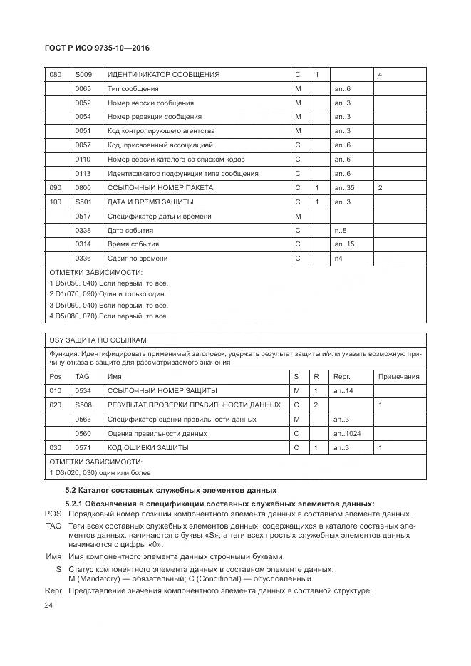 ГОСТ Р ИСО 9735-10-2016, страница 28