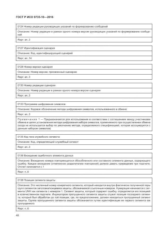 ГОСТ Р ИСО 9735-10-2016, страница 52