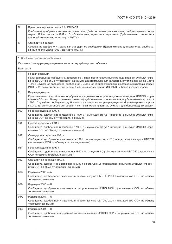 ГОСТ Р ИСО 9735-10-2016, страница 69