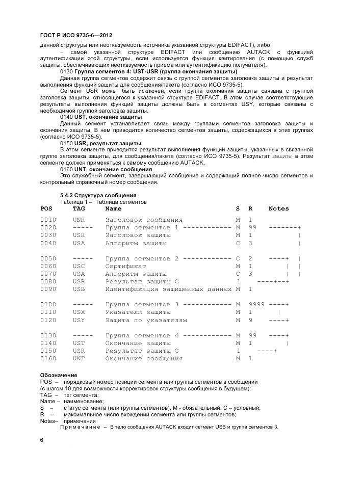 ГОСТ Р ИСО 9735-6-2012, страница 10