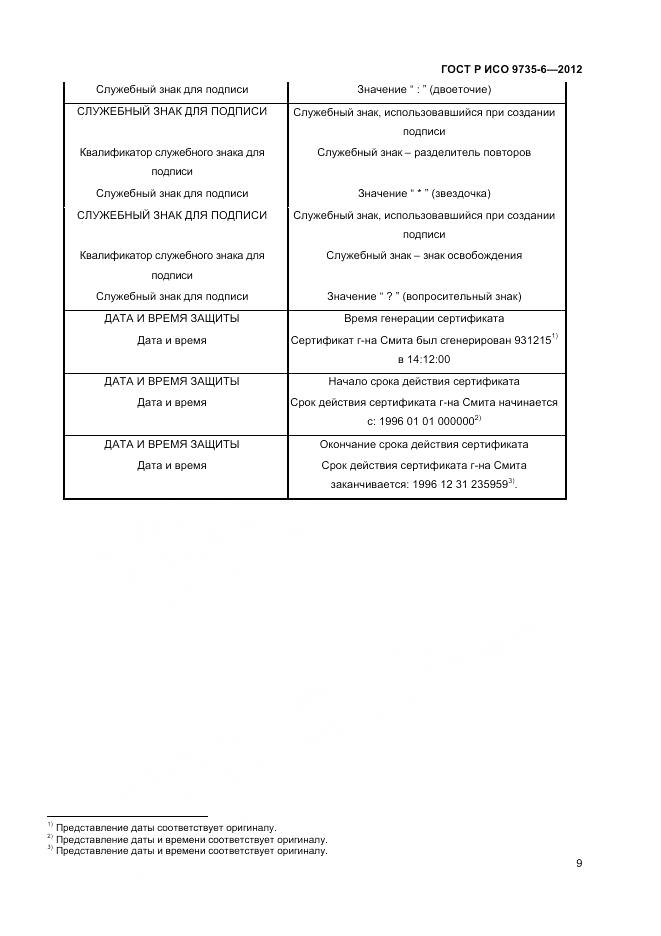 ГОСТ Р ИСО 9735-6-2012, страница 13