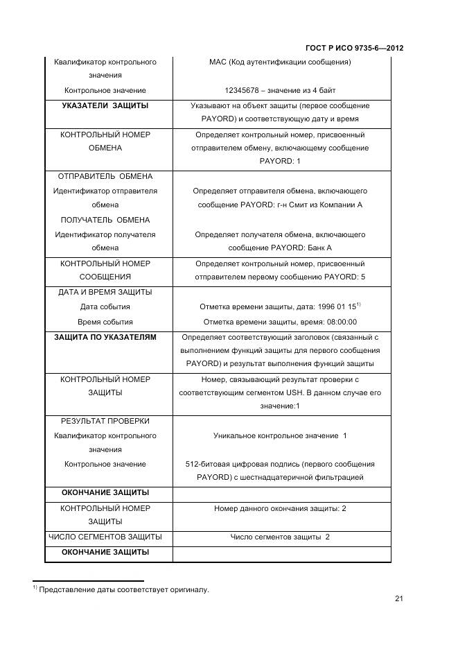 ГОСТ Р ИСО 9735-6-2012, страница 25