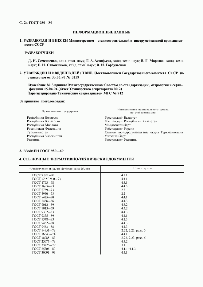 ГОСТ 980-80, страница 25