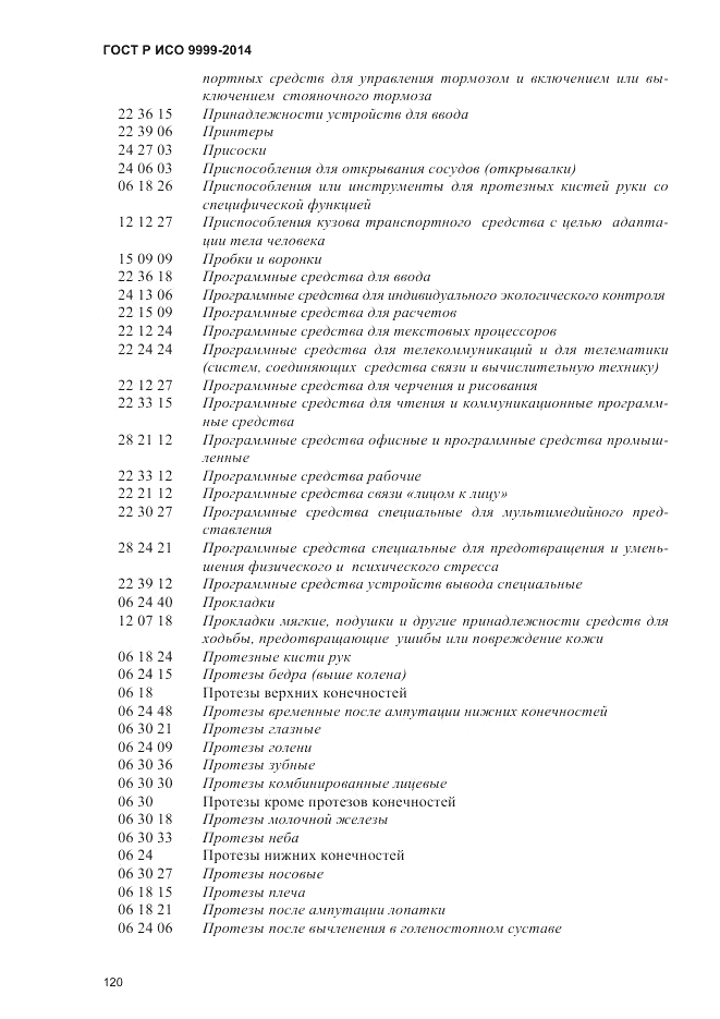 ГОСТ Р ИСО  9999-2014, страница 126