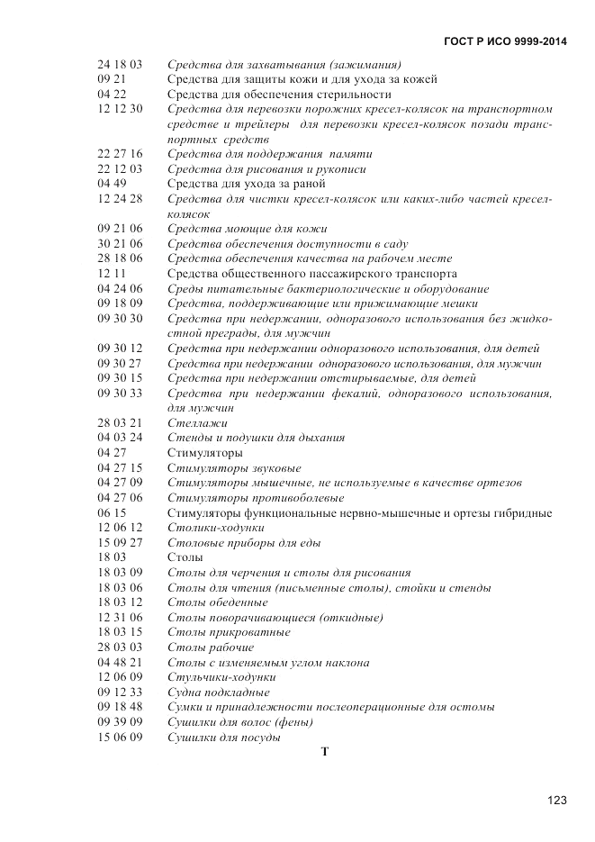 ГОСТ Р ИСО  9999-2014, страница 129